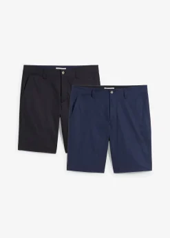 Lot de 2 bermudas chino extensibles, regular