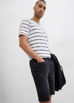 Lot de 2 bermudas en jean extensible, regular