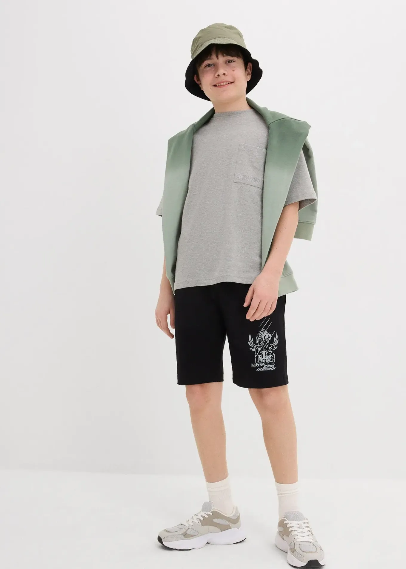 Lot de 2 bermudas en jersey coton