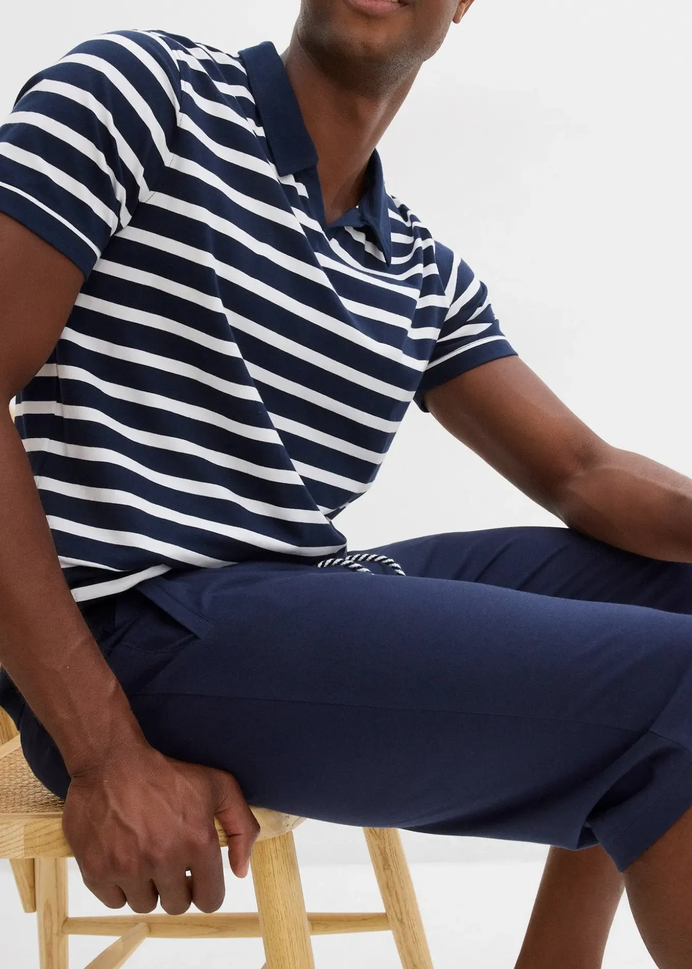 Lot de 2 bermudas en jersey 100% coton