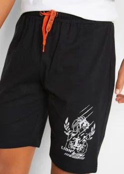 Lot de 2 bermudas en jersey coton