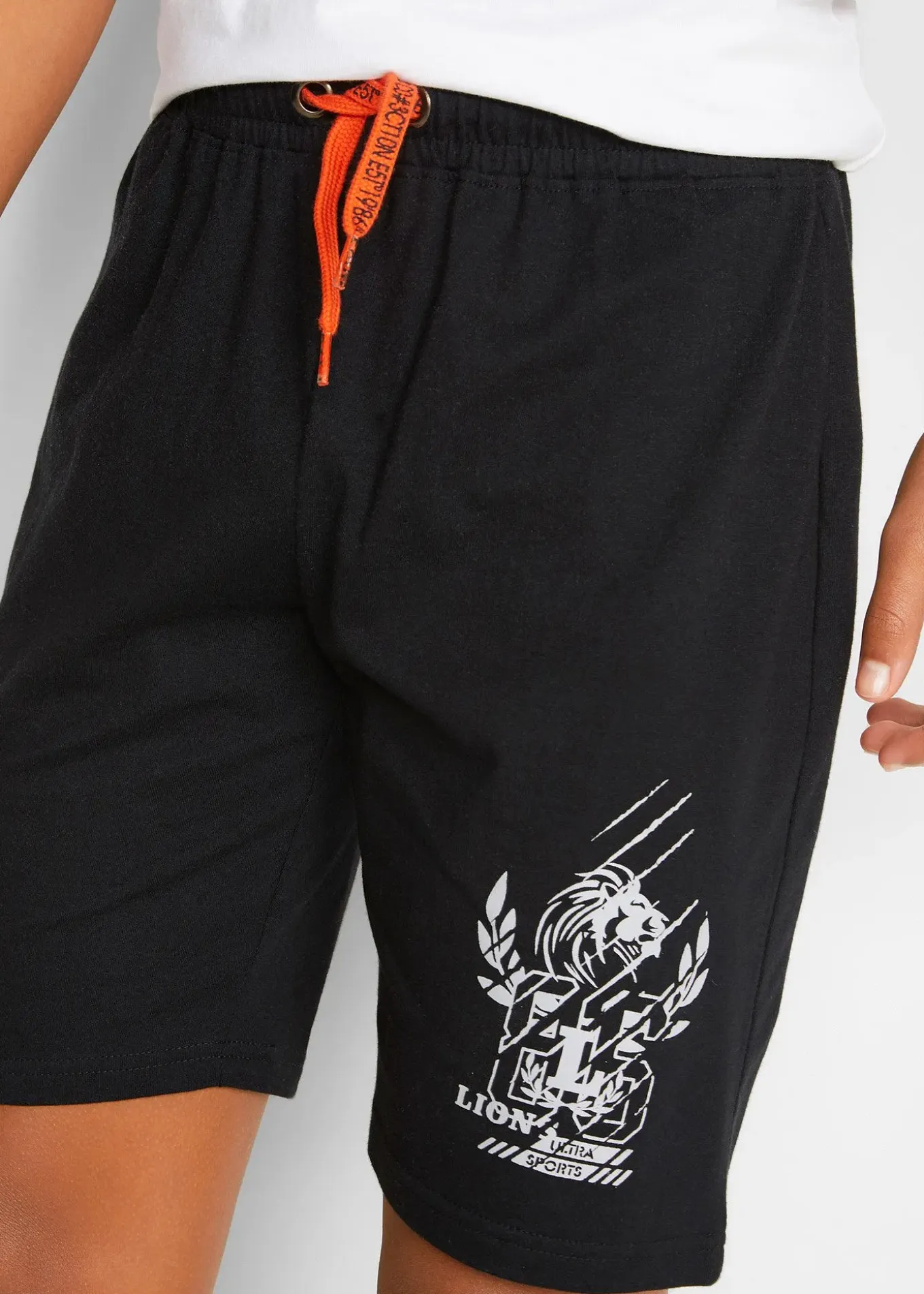 Lot de 2 bermudas en jersey coton