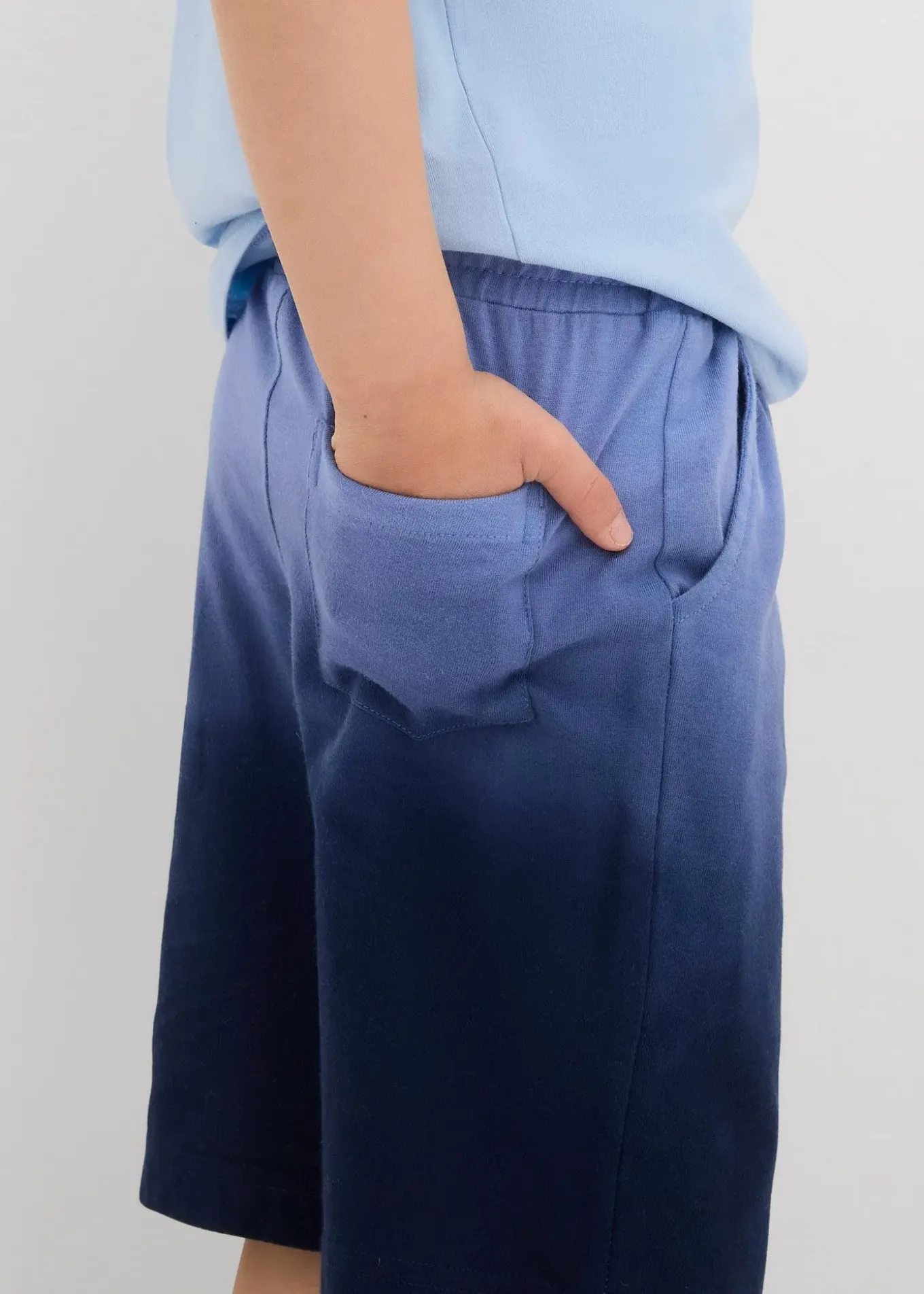 Lot de 2 bermudas en molleton 100% coton