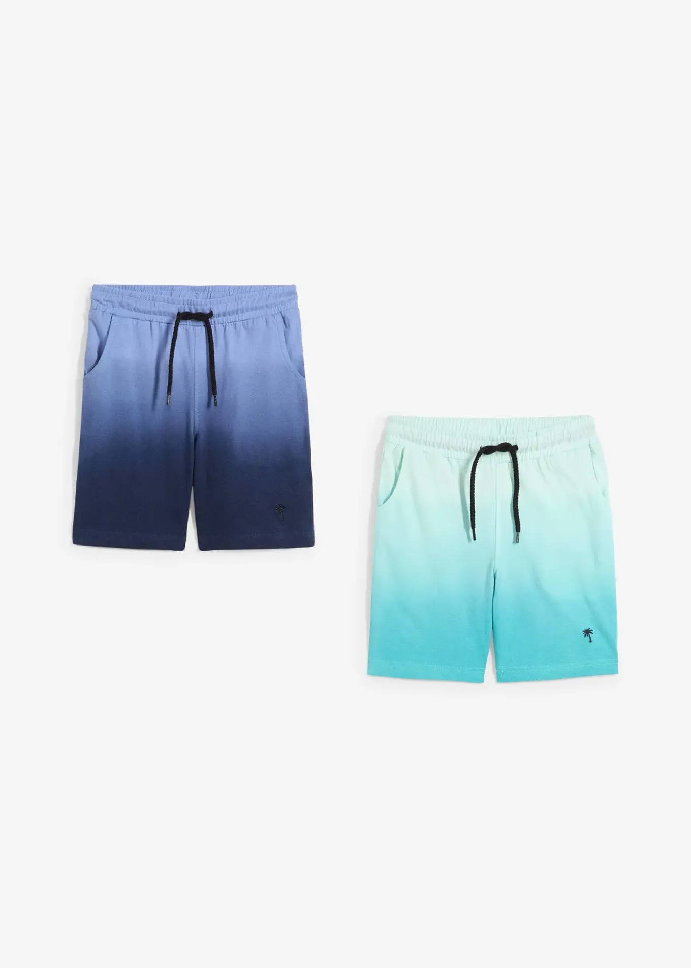 Lot de 2 bermudas en molleton 100% coton