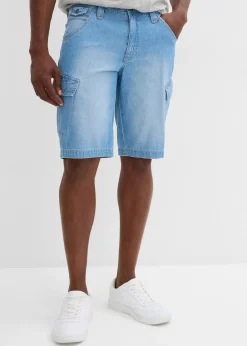 Lot de 2 bermudas loose en denim léger 100% coton