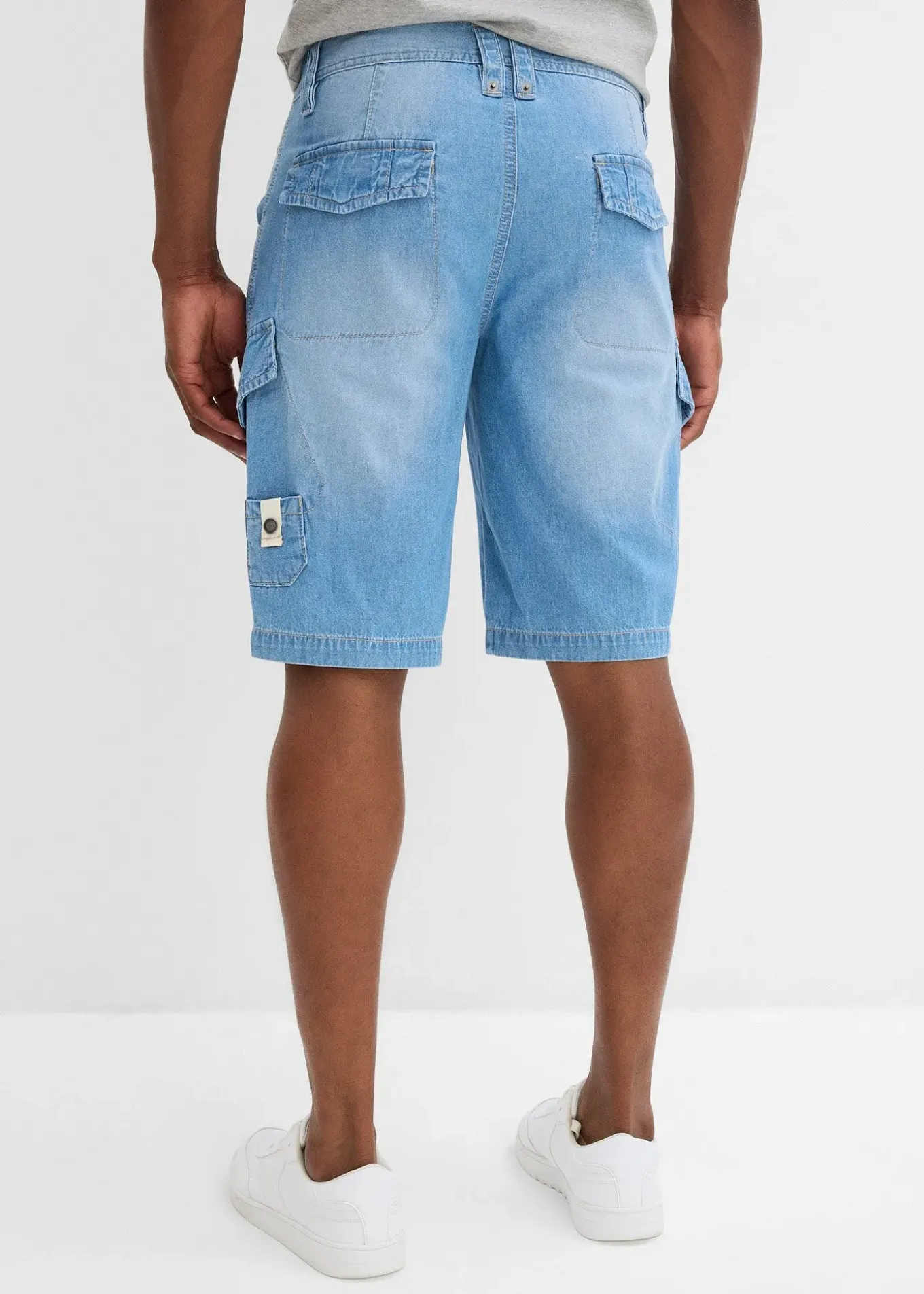 Lot de 2 bermudas loose en denim léger 100% coton