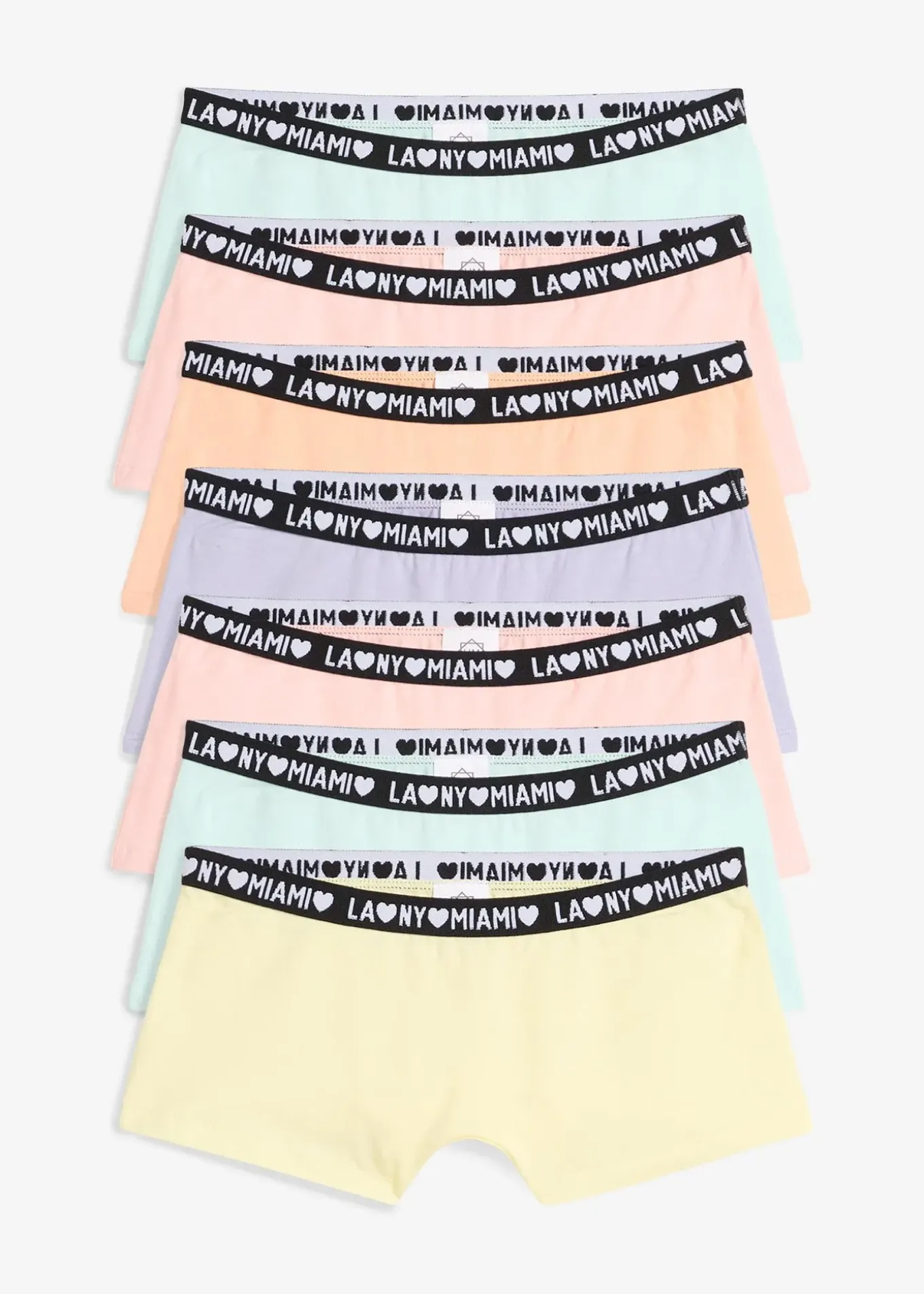 Lot de 7 boxers avec coton doux