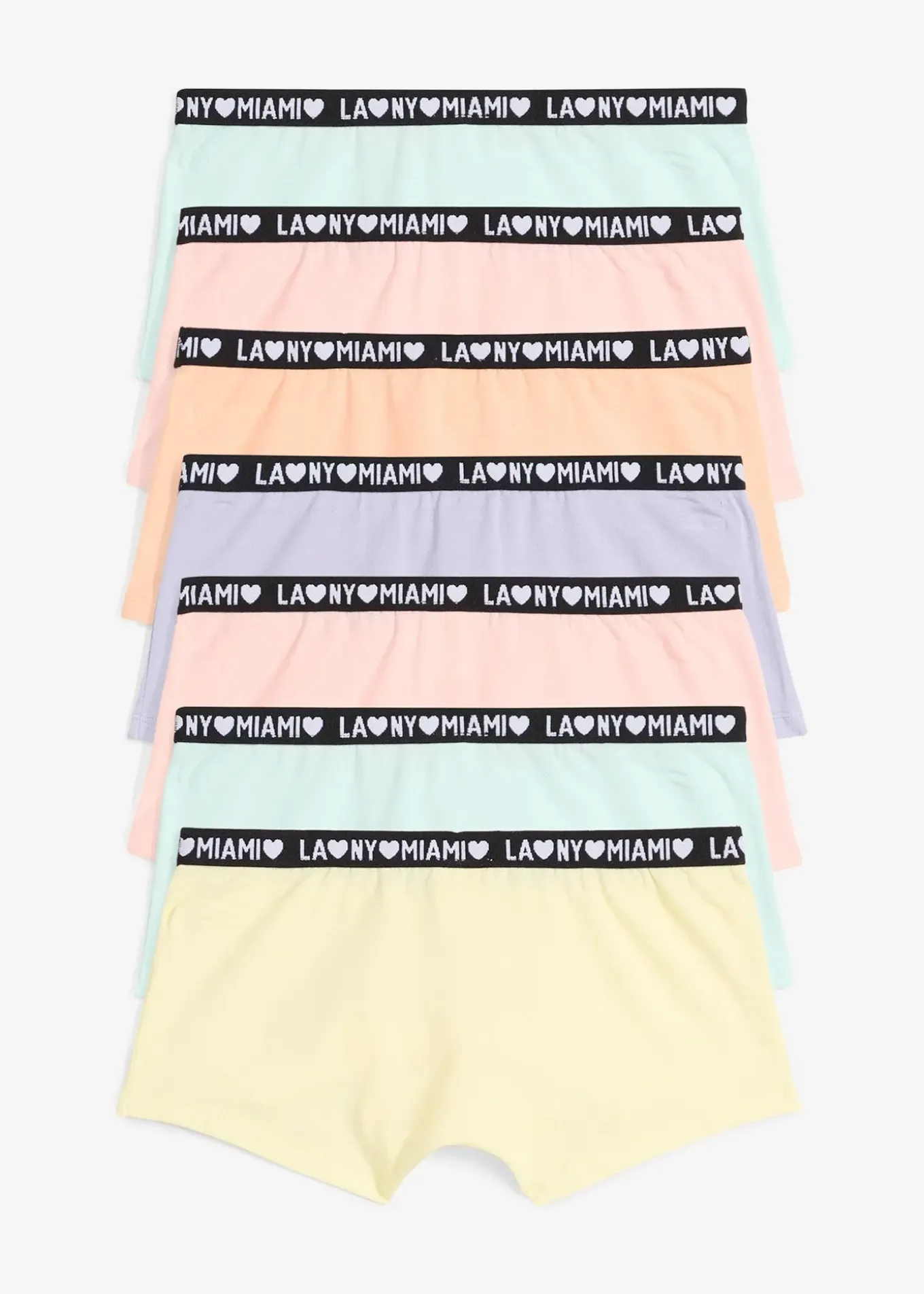 Lot de 7 boxers avec coton doux