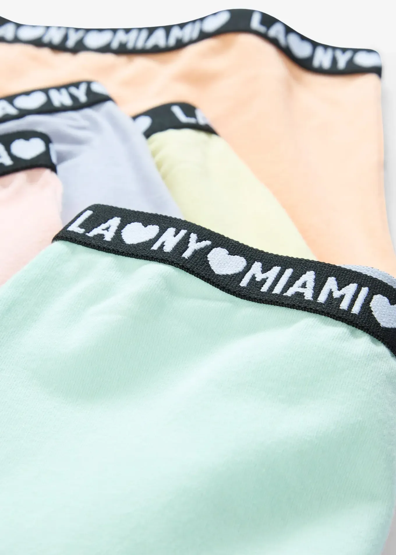 Lot de 7 boxers avec coton doux