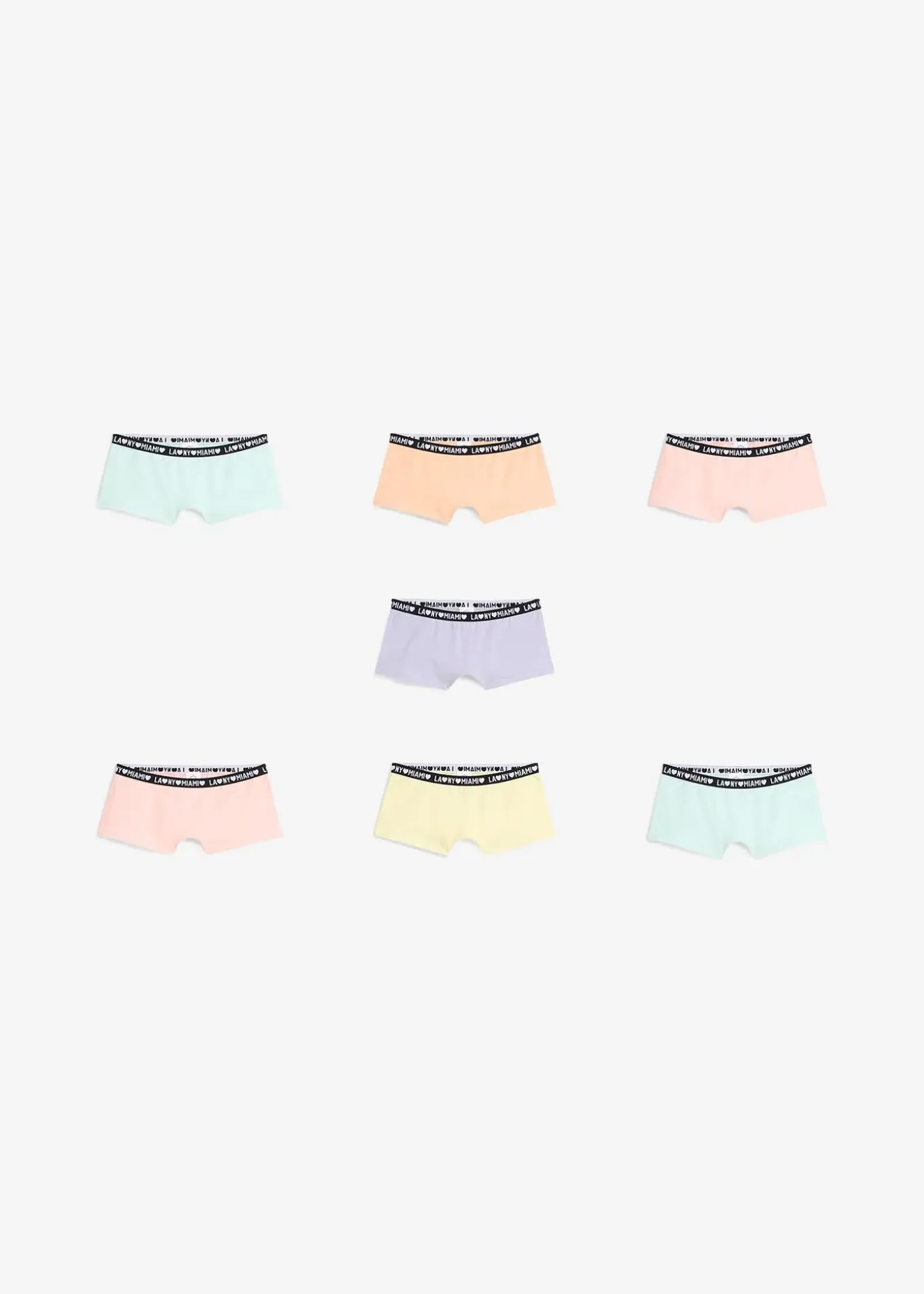 Lot de 7 boxers avec coton doux