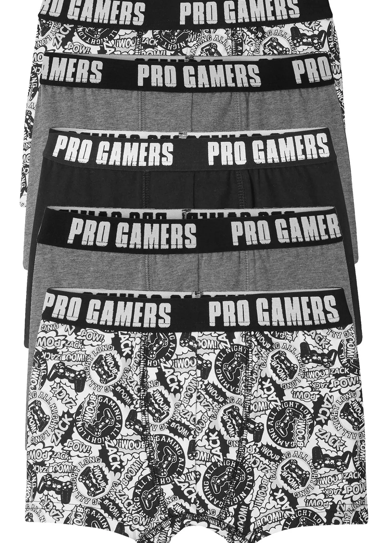 Lot de 5 boxers avec coton doux