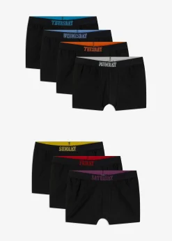 Lot de 7 boxers coton
