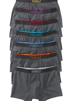 Lot de 7 boxers coton