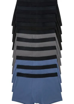 Lot de 10 boxers coton