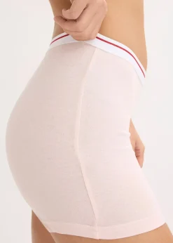 Lot de 4 boxers coton mi-longs pour femme