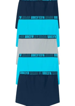 Lot de 5 boxers en coton doux et extensible