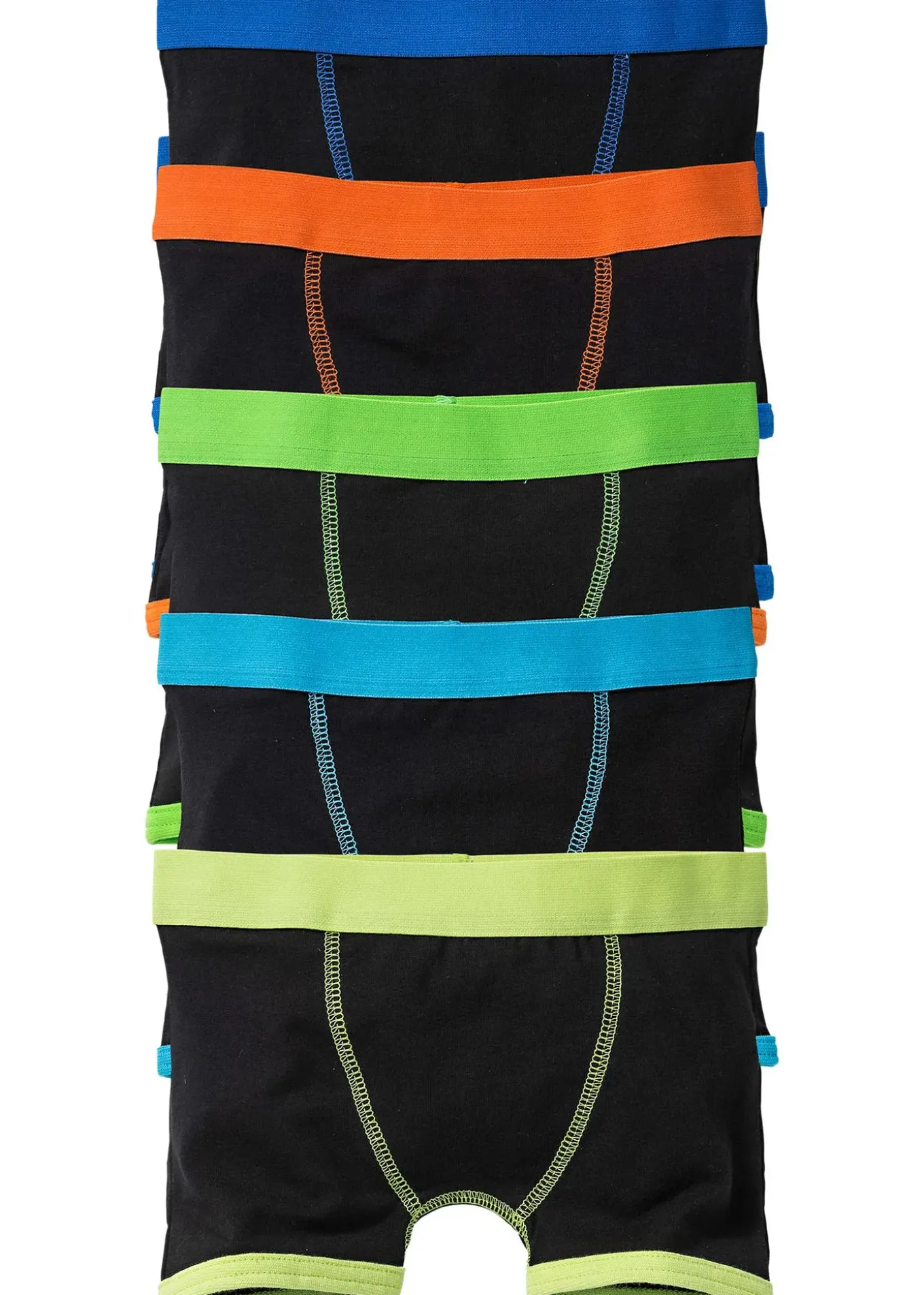 Lot de 5 boxers en coton extensible