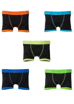 Lot de 5 boxers en coton extensible