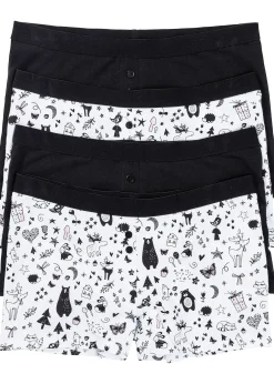 Lot de 4 boxers femme