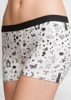 Lot de 4 boxers femme