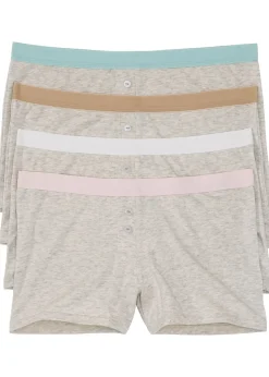 Lot de 4 boxers femme