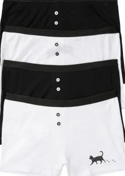 Lot de 4 boxers femme