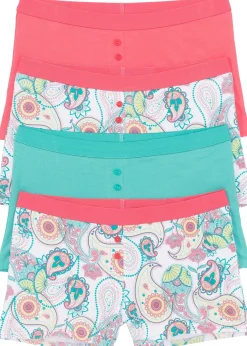 Lot de 4 boxers femme