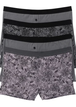 Lot de 4 boxers femme