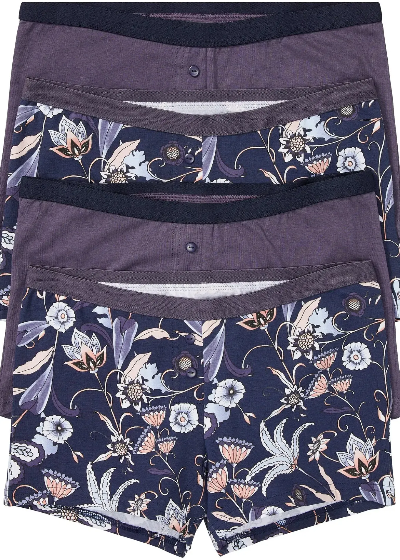 Lot de 4 boxers femme avec coton