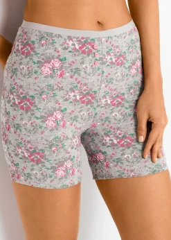 Lot de 4 boxers femme longs taille haute