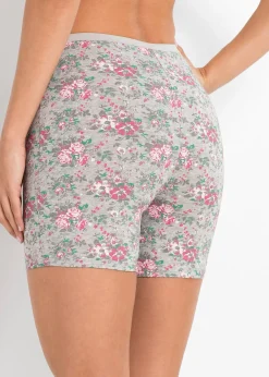 Lot de 4 boxers femme longs taille haute