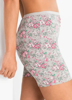 Lot de 4 boxers femme longs taille haute