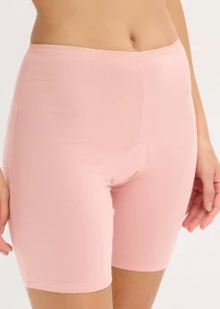 Lot de 3 boxers femme longs en coton extensible