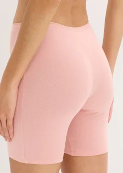 Lot de 3 boxers femme longs en coton extensible