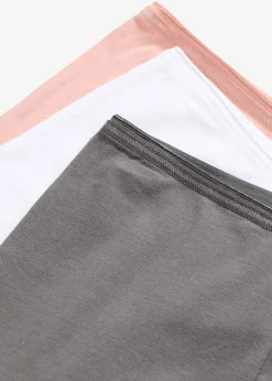 Lot de 3 boxers femme longs en coton extensible