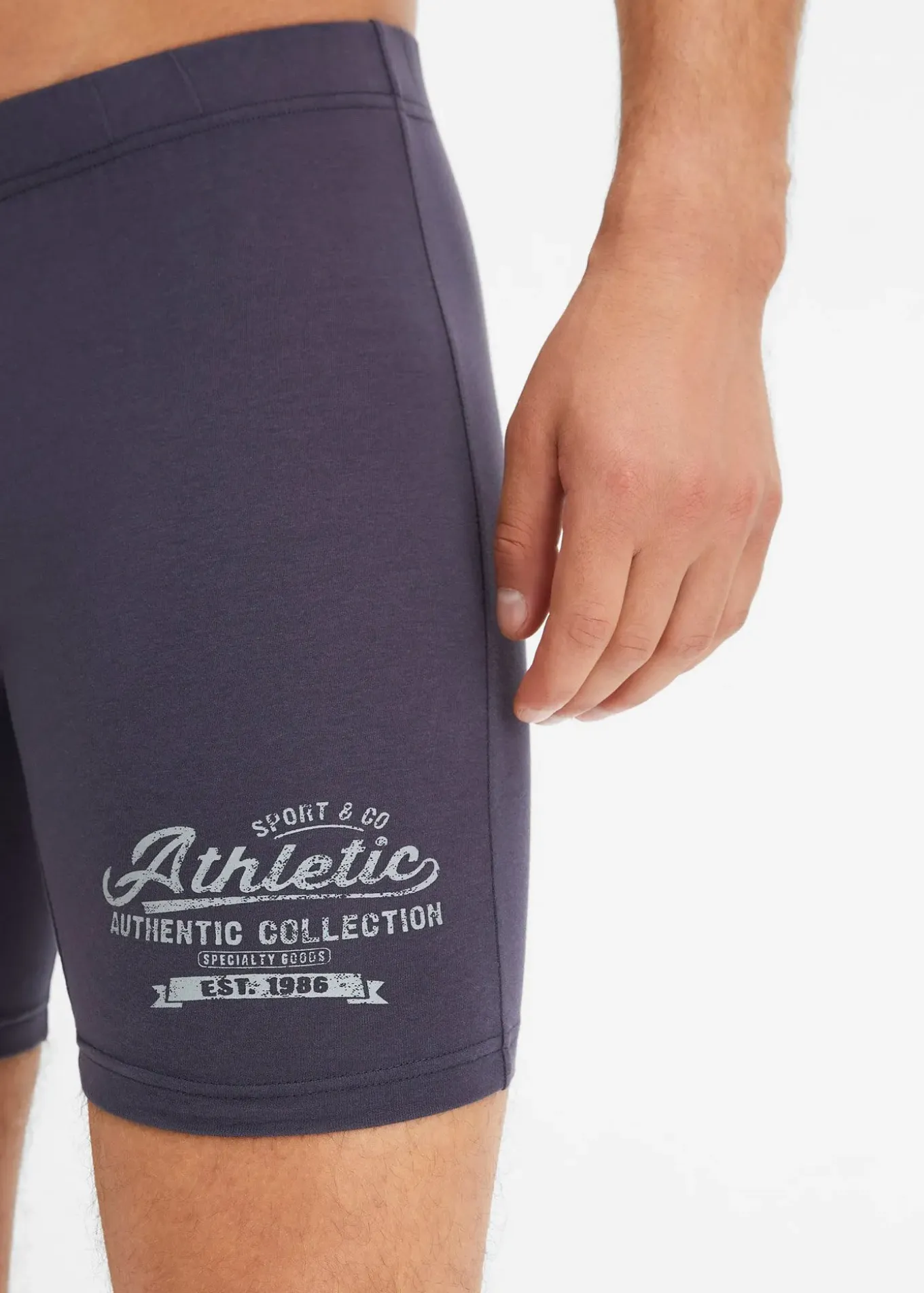 Lot de 2 boxers longs avec coton