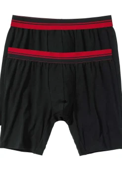 Lot de 2 boxers longs coton