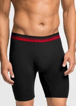 Lot de 2 boxers longs coton