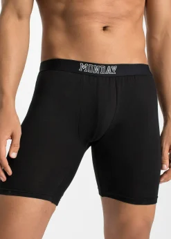 Lot de 7 boxers longs coton