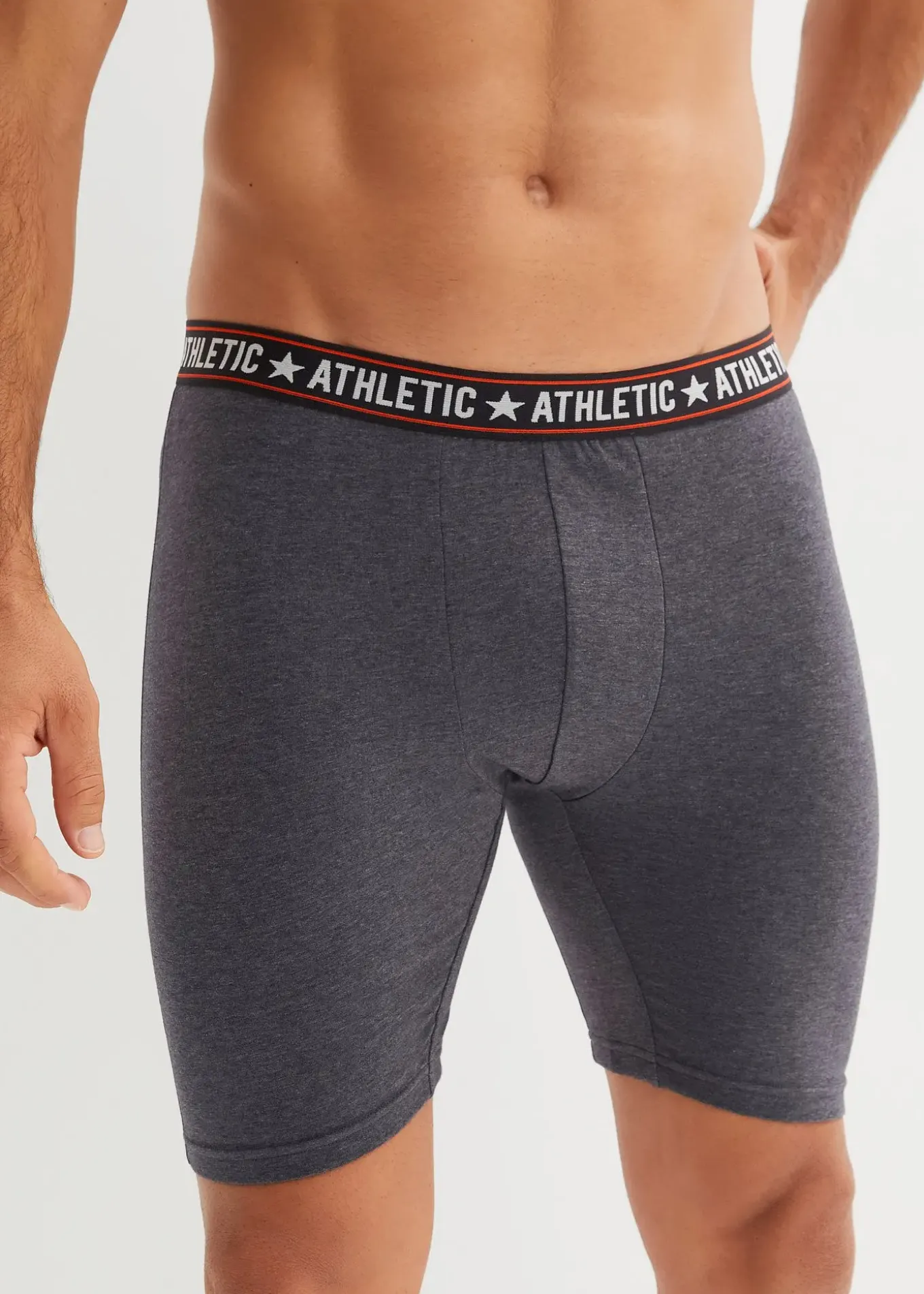 Lot de 2 boxers longs coton