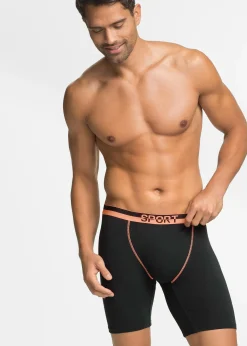 Lot de 2 boxers longs coton