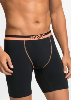 Lot de 2 boxers longs coton