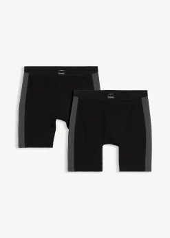 Lot de 2 boxers longs coton
