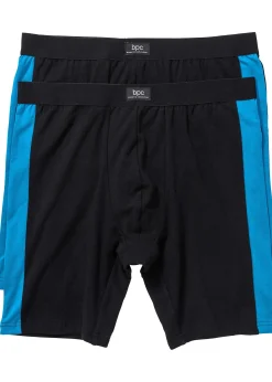 Lot de 2 boxers longs coton