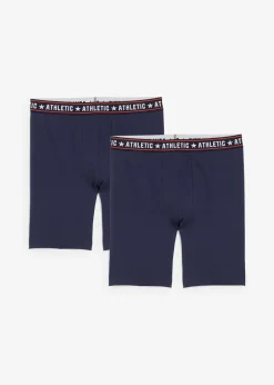 Lot de 2 boxers midi coton