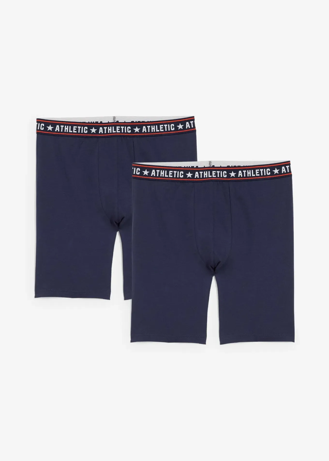 Lot de 2 boxers midi coton