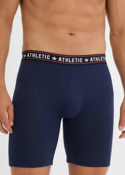 Lot de 2 boxers midi coton