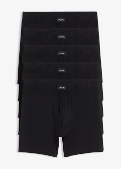 Lot de 5 boxers midi coton