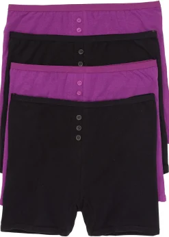 Lot de 4 boxers taille haute