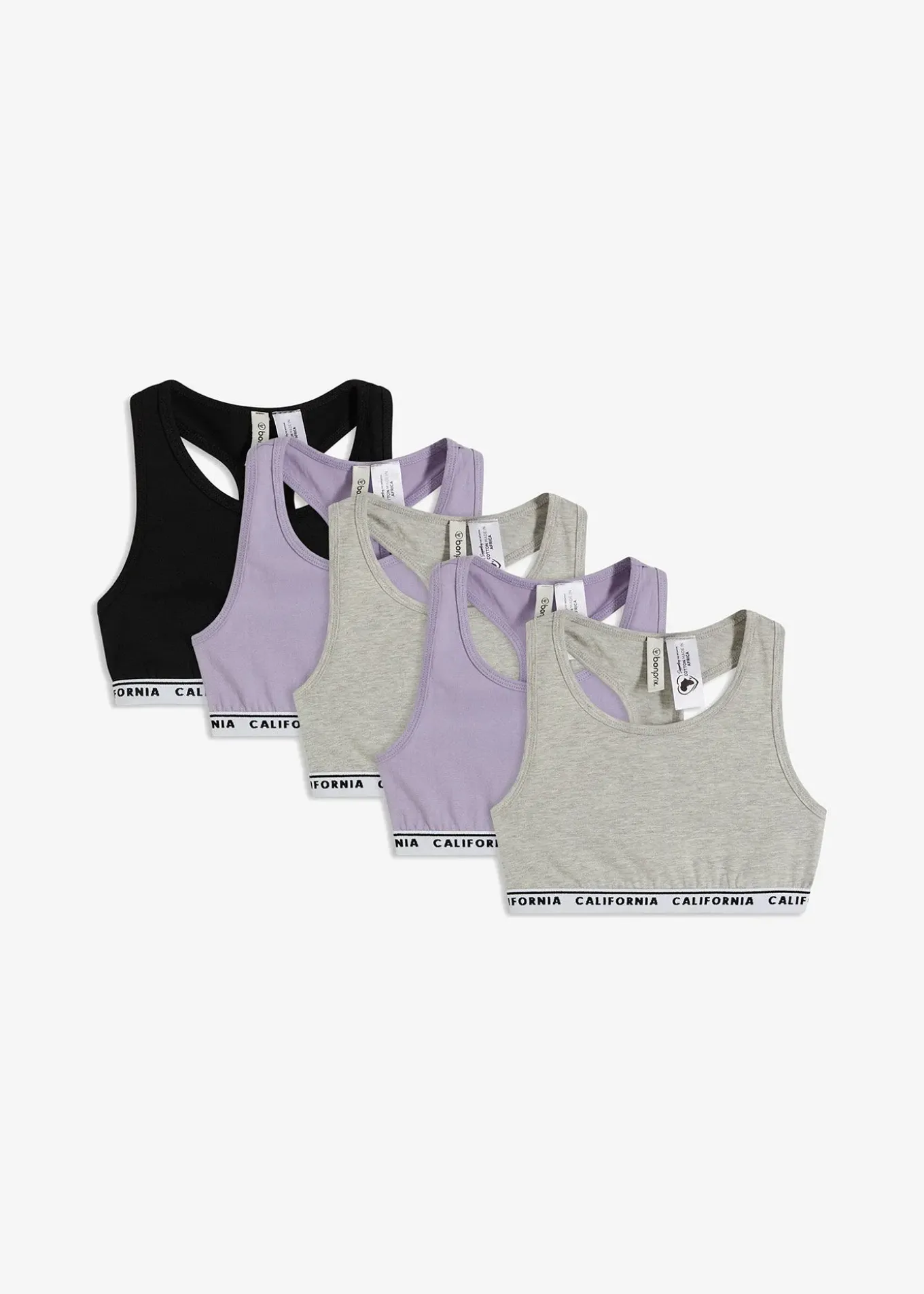 Lot de 5 brassières